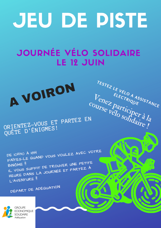 Jeu de piste Vélo Solidaire Adéquation