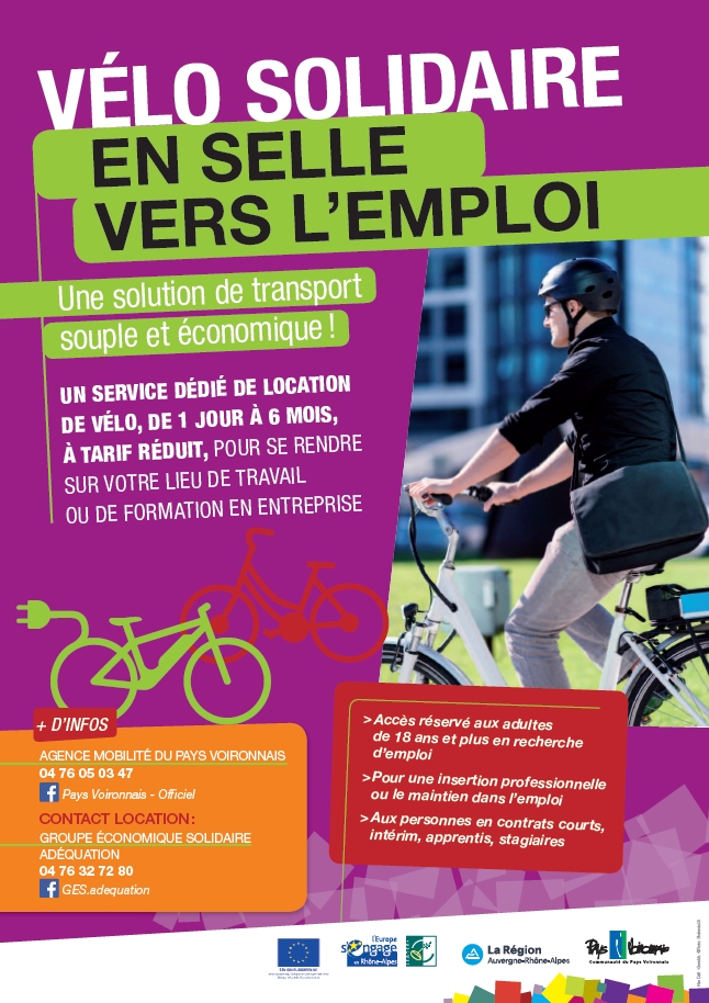 affiche vélo solidaire